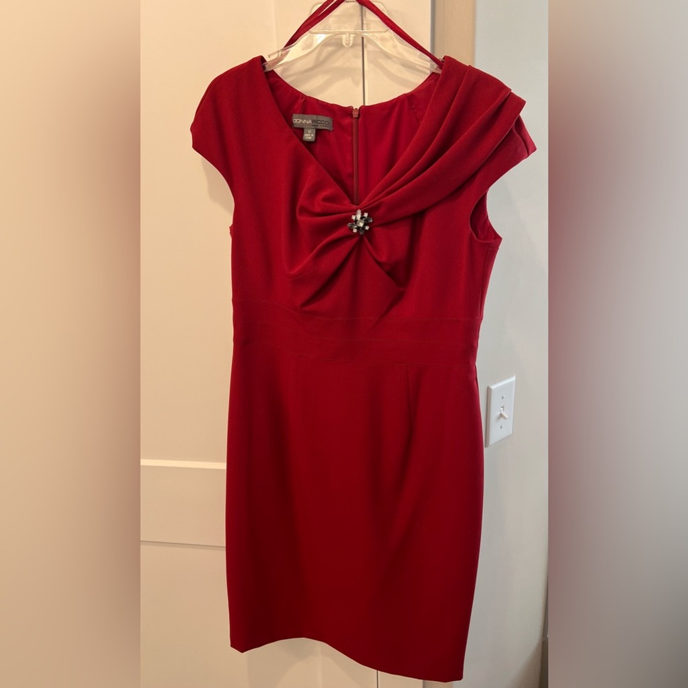 Donna Ricco Elegant Red Dress